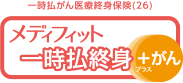 一時払がん医療終身保険(26) メディフィット一時払終身＋がん